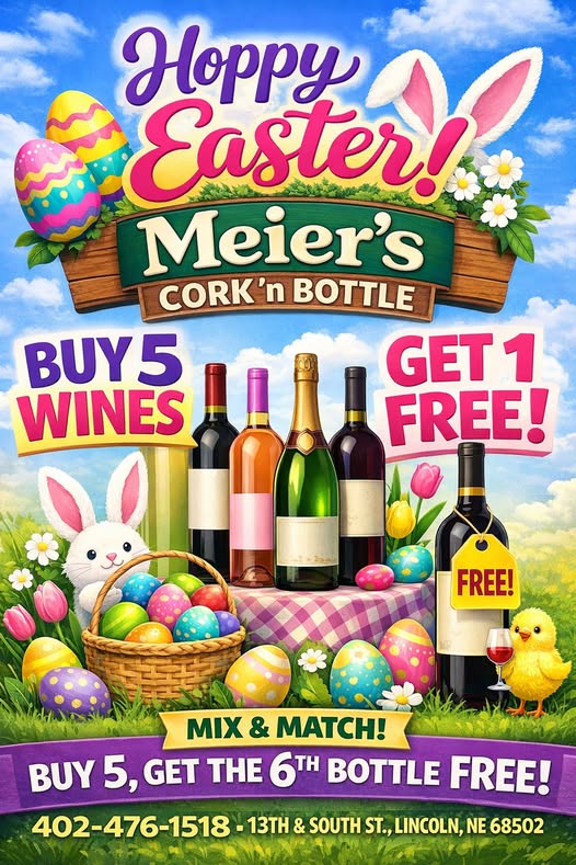 Meiers Wine Easter Sale - Buy 5, Get 1 Free